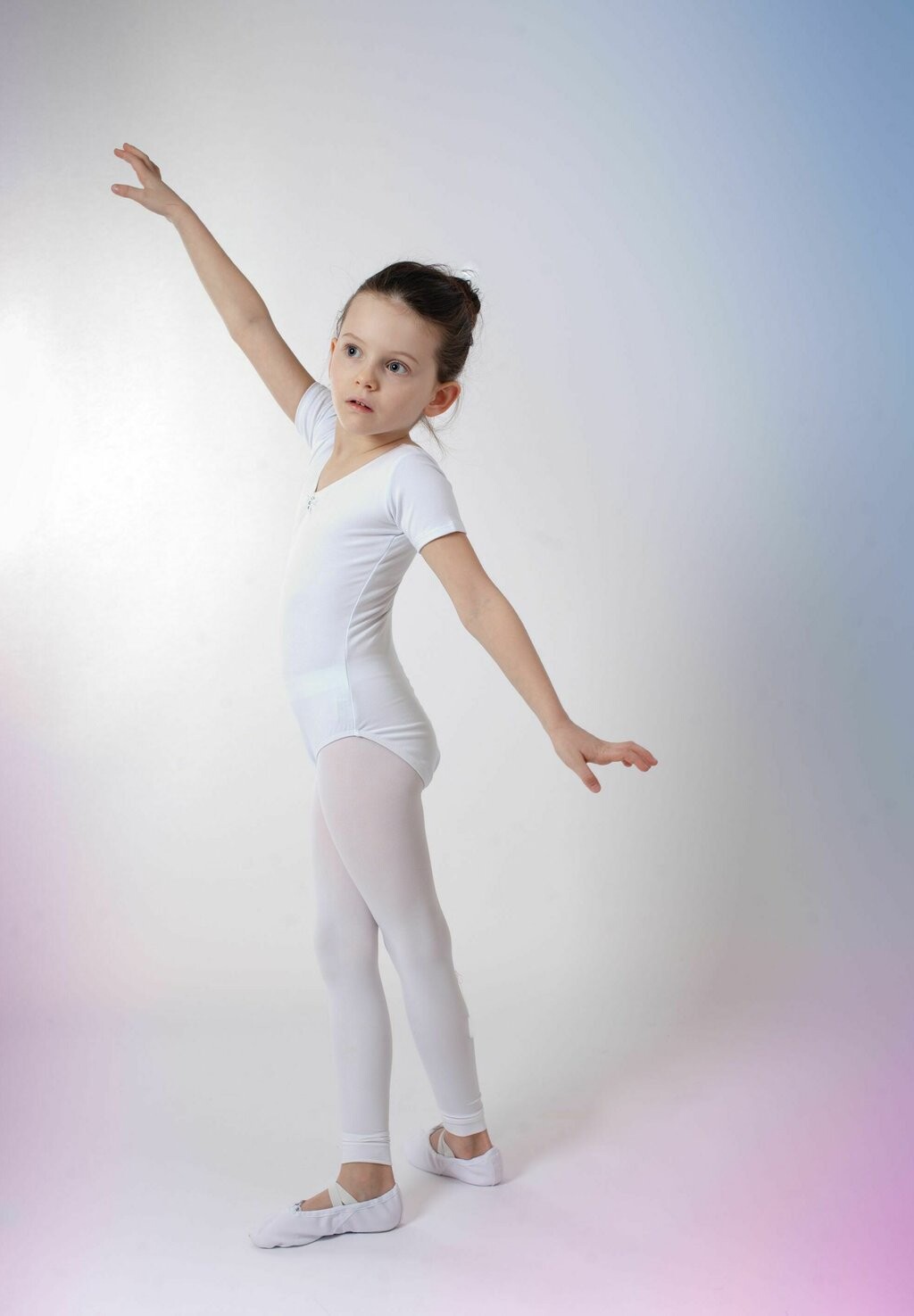 

Танцевальный купальник BALLETT TRIKOT LISA KURZARM Tanzmuster, цвет weiß