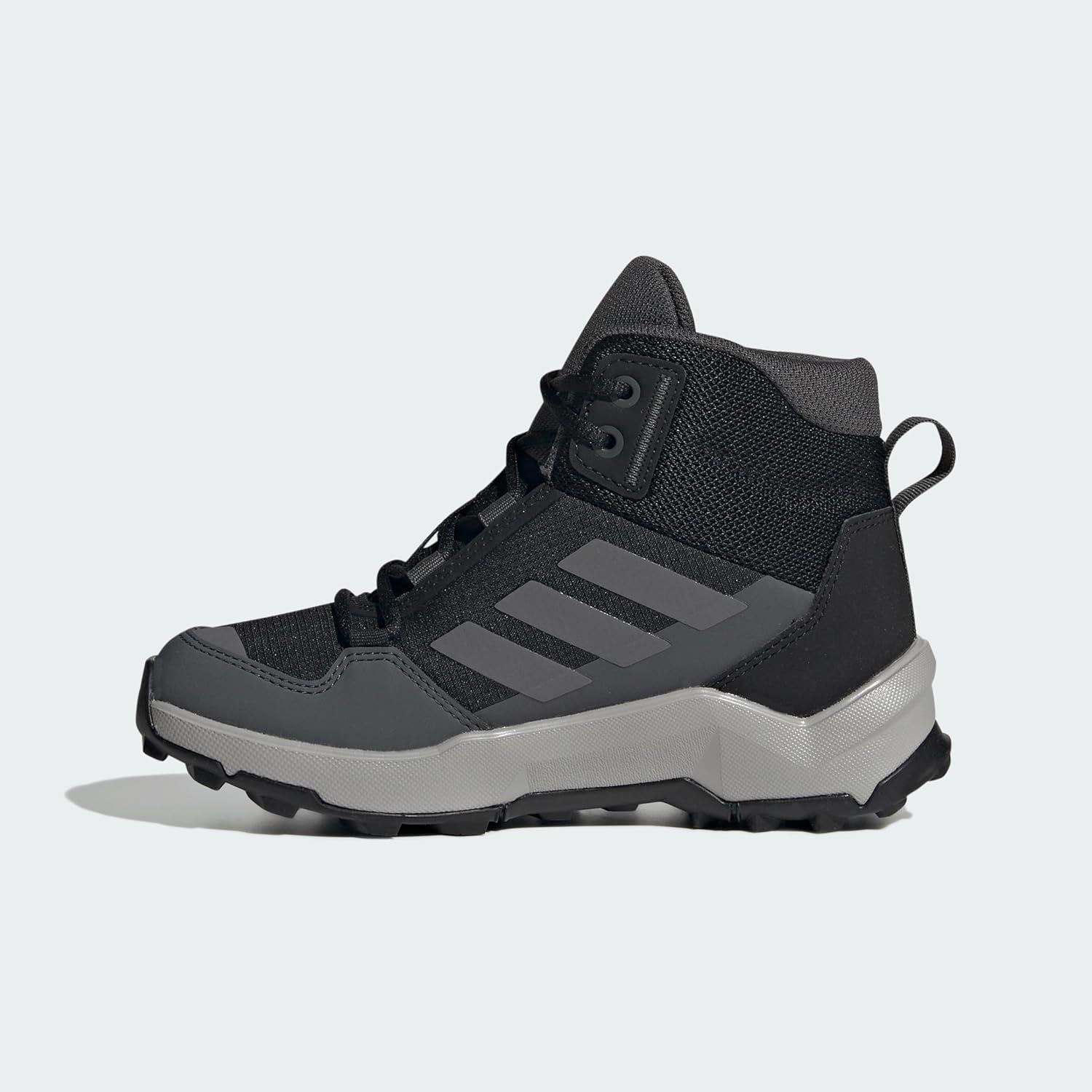 Детские кроссовки Adidas Terrex Ax Endless Ripstop Mid Kids (для детей младшего и старшего возраста) унисекс, черный/серый — фото 3