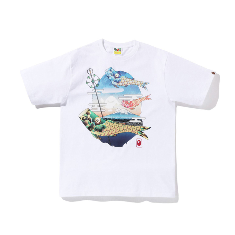 

Футболка Head Series Men's A BATHING APE, белая WHX