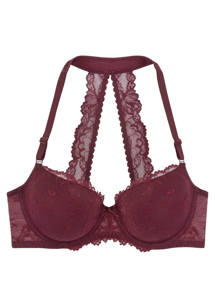 

Бюстгальтер LASCANA Push-up Bra, темно-красный