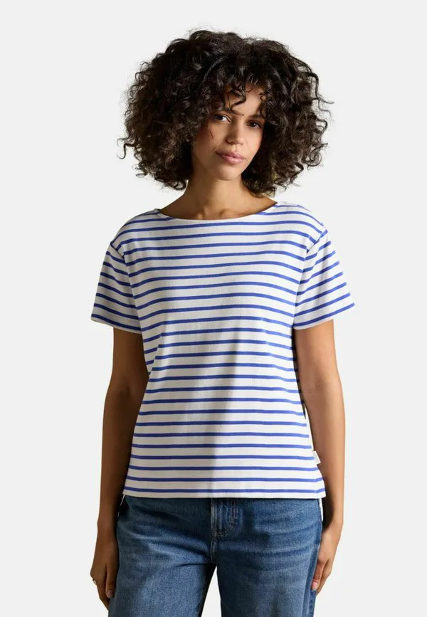 

Футболка прямого кроя с коротким рукавом и вырезом-лодочкой, бретонский принт. Joules, Blue, Синий, Футболка прямого кроя с коротким рукавом и вырезом-лодочкой, бретонский принт. Joules, Blue