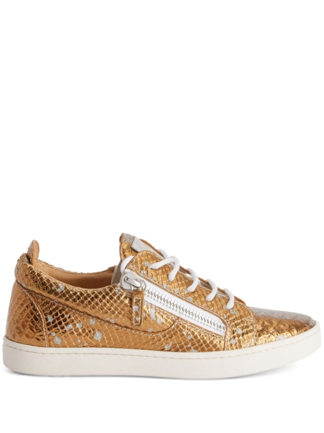 

Giuseppe Zanotti Gail metallic-effect sneakers, золотистый, Желтый, Giuseppe Zanotti Gail metallic-effect sneakers, золотистый