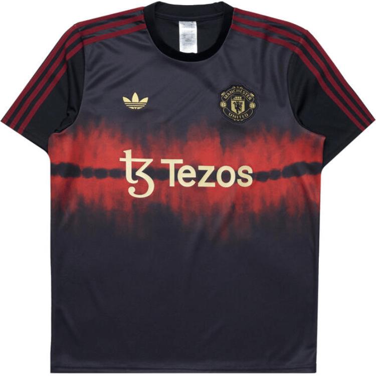 Футболка Adidas Free Shipping With AdiClub Manchester United Cny Jersey Adidas Originals, черный — фото 2