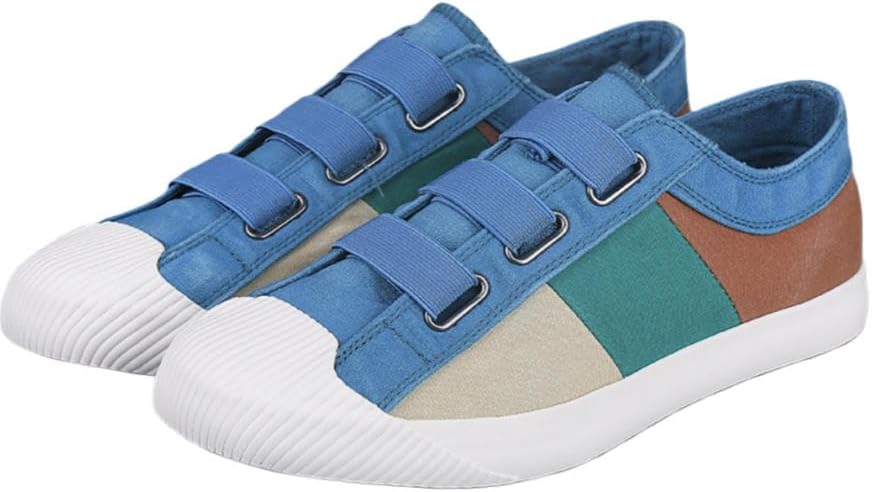 

Кроссовки Vincenzo Artisan из холста Swzec, синий