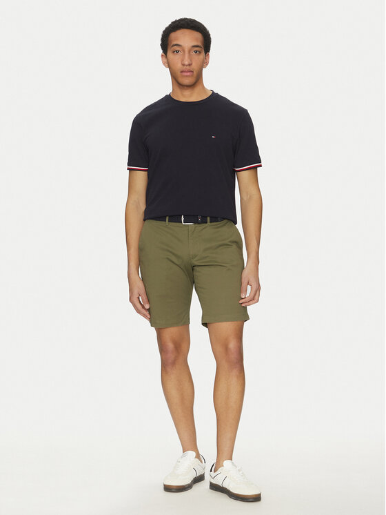 Футболка обычного кроя Global Stripe MW0MW38630 Tommy Hilfiger, синий — фото 2