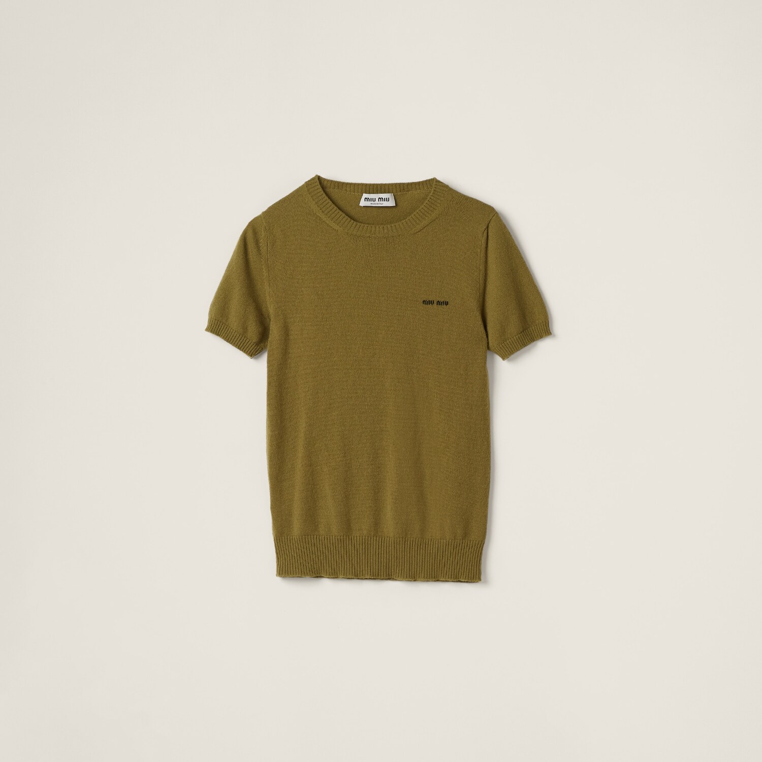 

Кашемировый свитер MIU MIU, зеленый