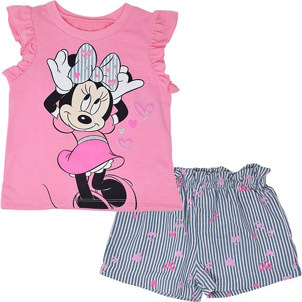 

Футболка Disney Minnie Mouse и шорты из шамбре Imagikids, Hearts
