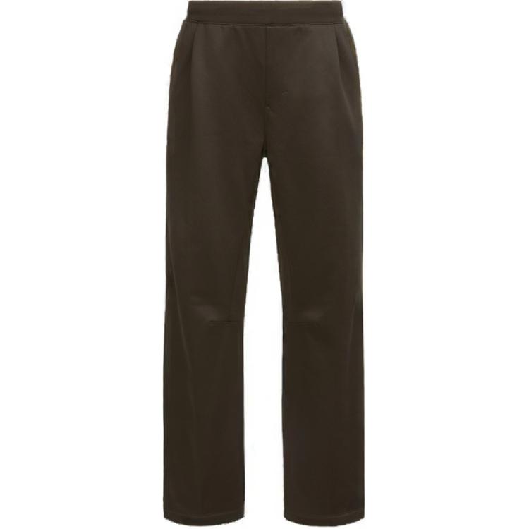 

Флисовые тренировочные вязаные спортивные штаны men's Lululemon, темно-оливковый