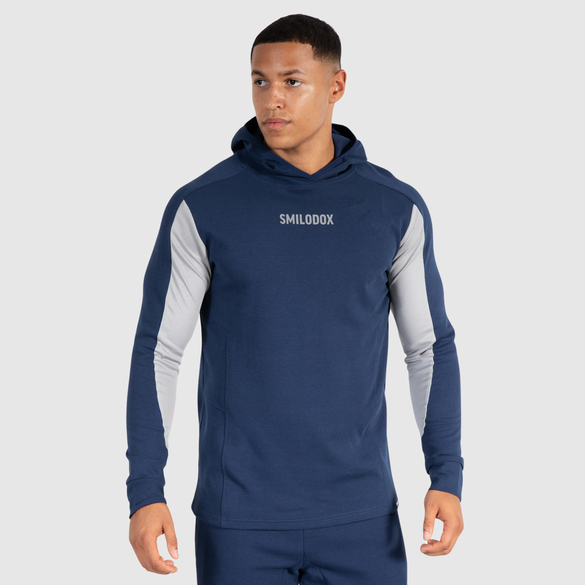 

Толстовка SMILODOX Hoodie Maison, темно-синий