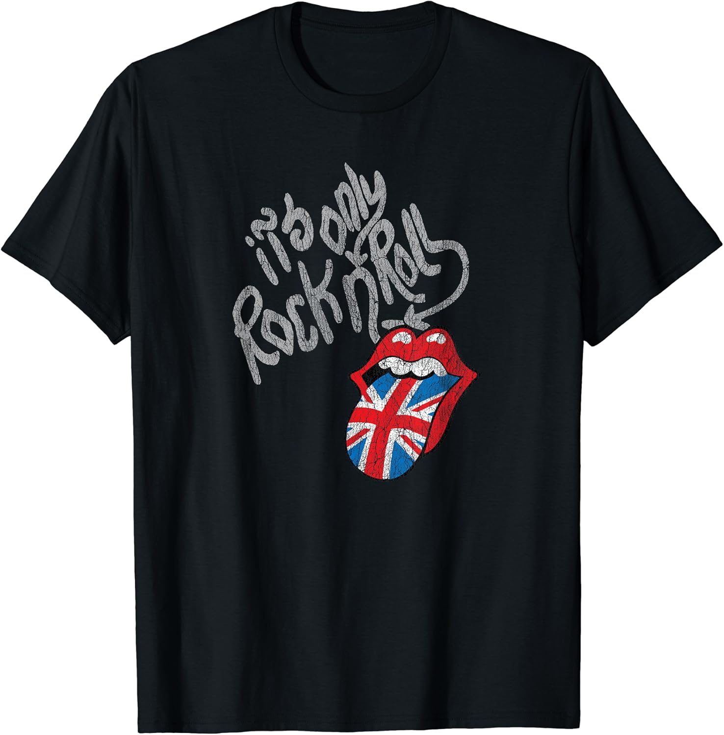 

Футболка The Rolling Stones Rock N Roll UK Tongs, черная