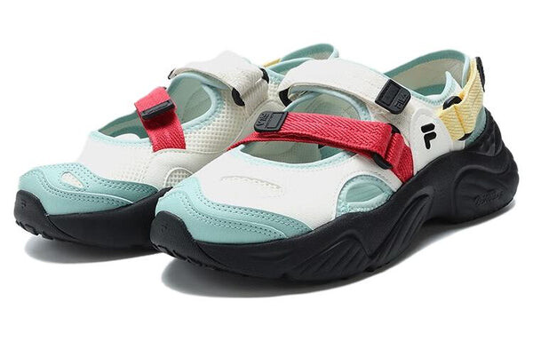 Сандалии conch sandals 'white green black' Fila Fusion, белый — фото 2