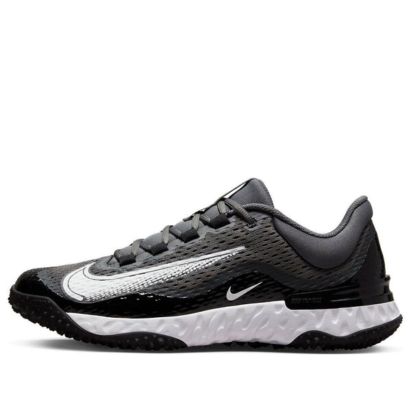 

Кроссовки alpha huarache elite 4 tf 'black white' Nike, черный