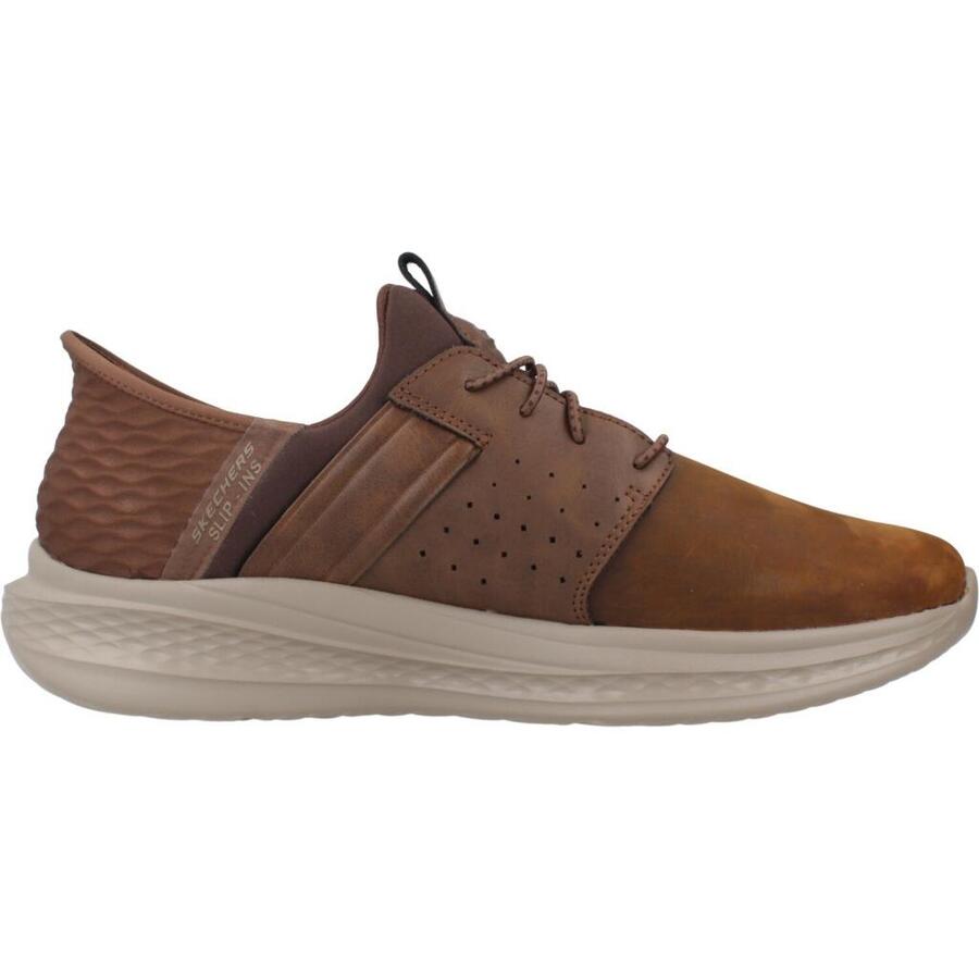 Кроссовки Skechers модель Slip-ins Slade - Zachary цвет коричневый — фото 4