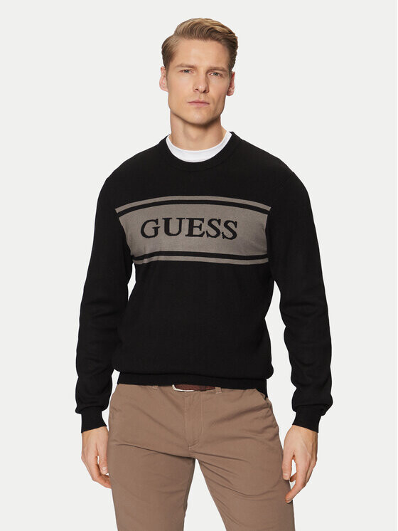

Свитер обычного кроя Guess, черный