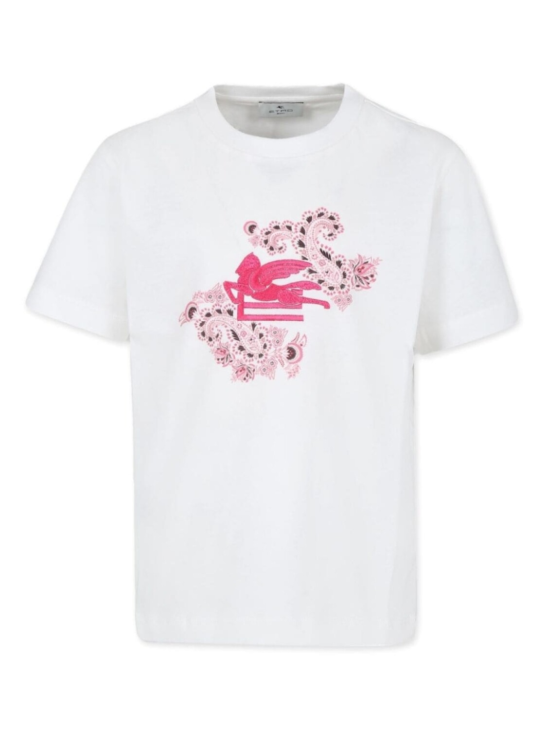 

ETRO KIDS футболка с логотипом Pegaso, белый