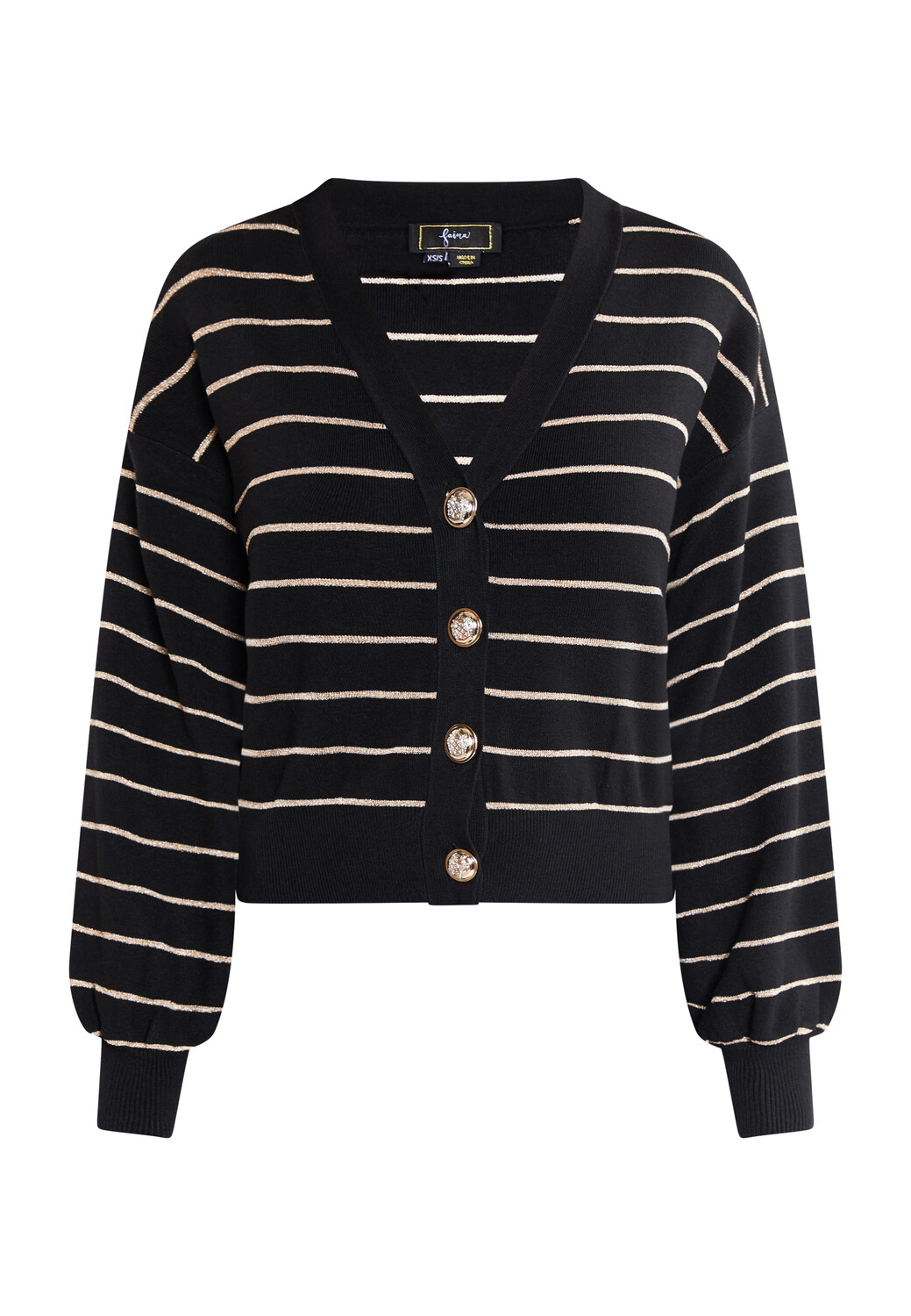 

Толстовка faina Strickjacke, черный