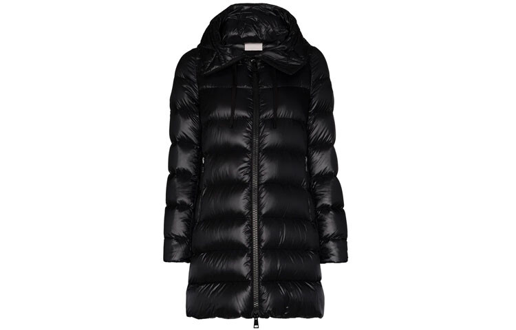 

Пуховик женский черный Moncler