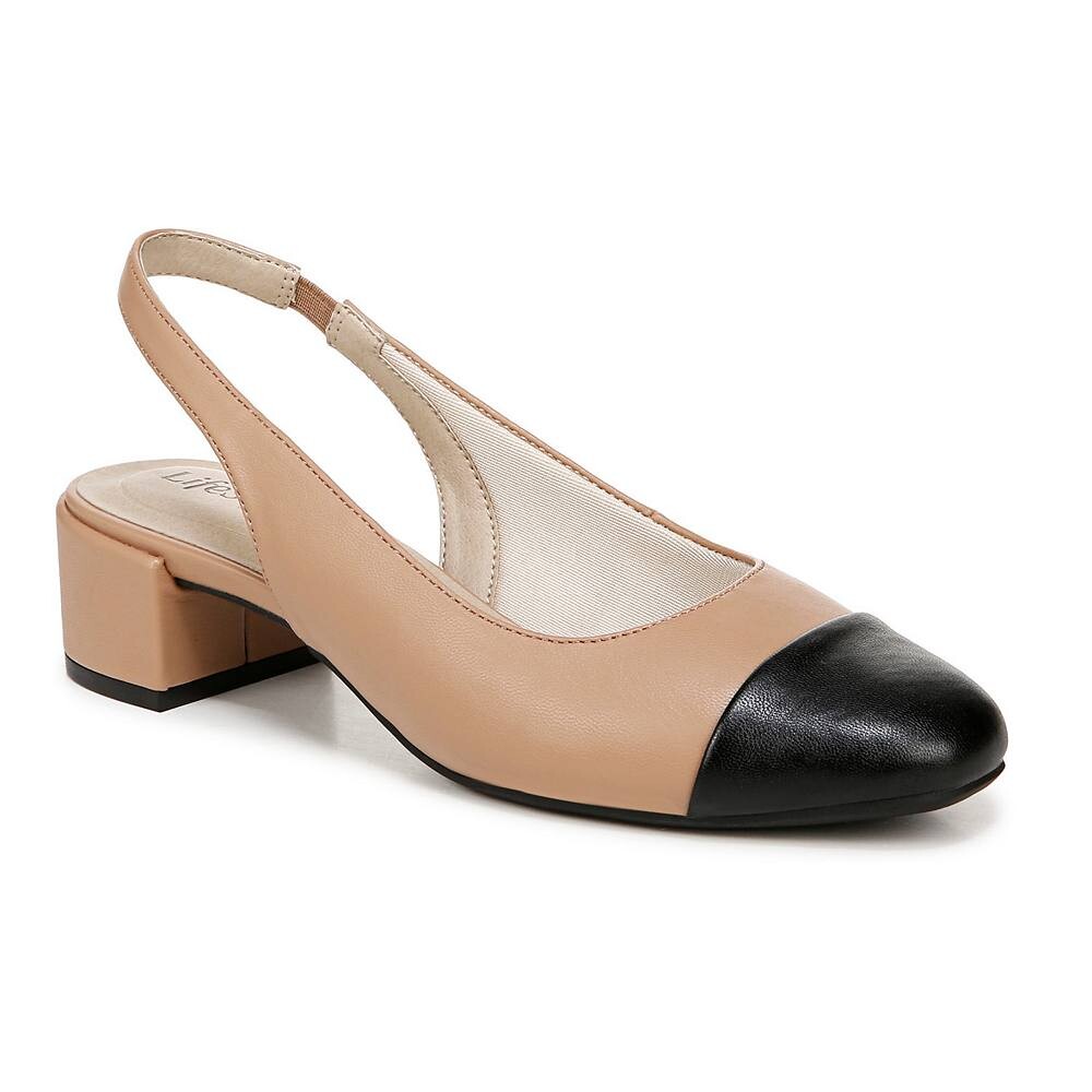 Женские туфли LifeStride Becoming с пяткой на пятке, цвет Sienna Black Faux