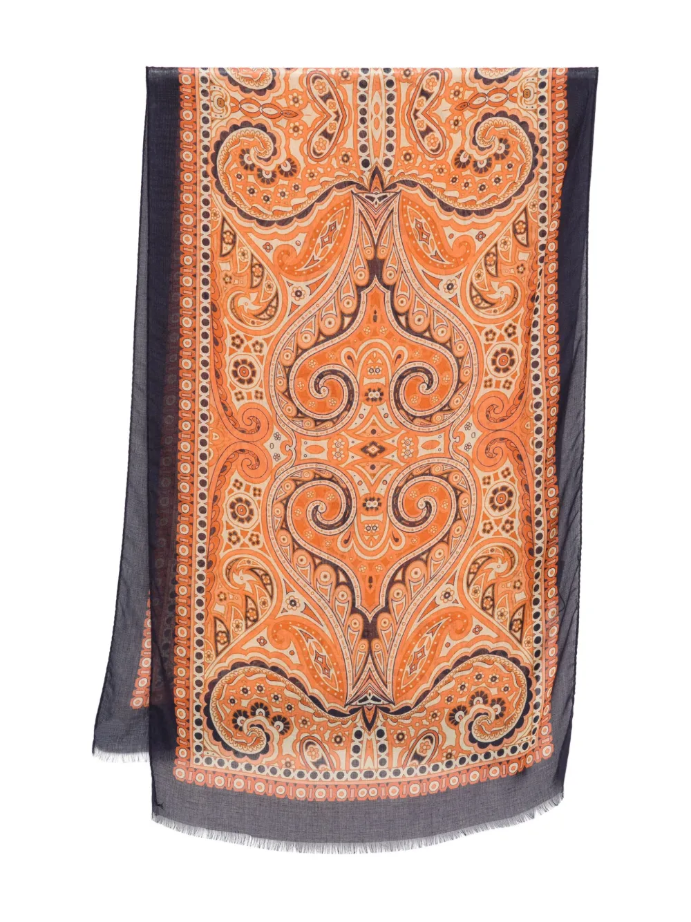 

Шарф с узором пейсли ETRO, оранжевый