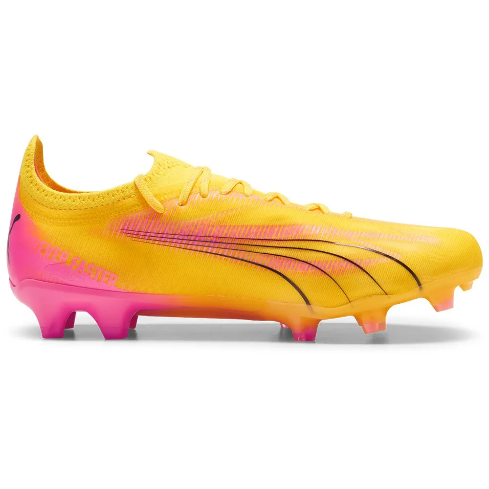 Футбольные бутсы Puma Ultra Ultimate FG/AG WS, желтый — фото 3