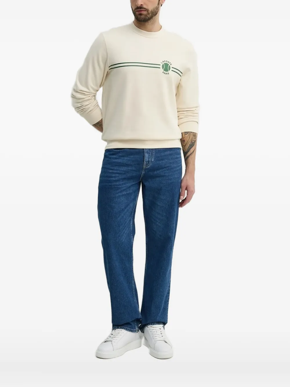 

Толстовка с круглым вырезом и логотипом Tennis Lacoste, нейтральный