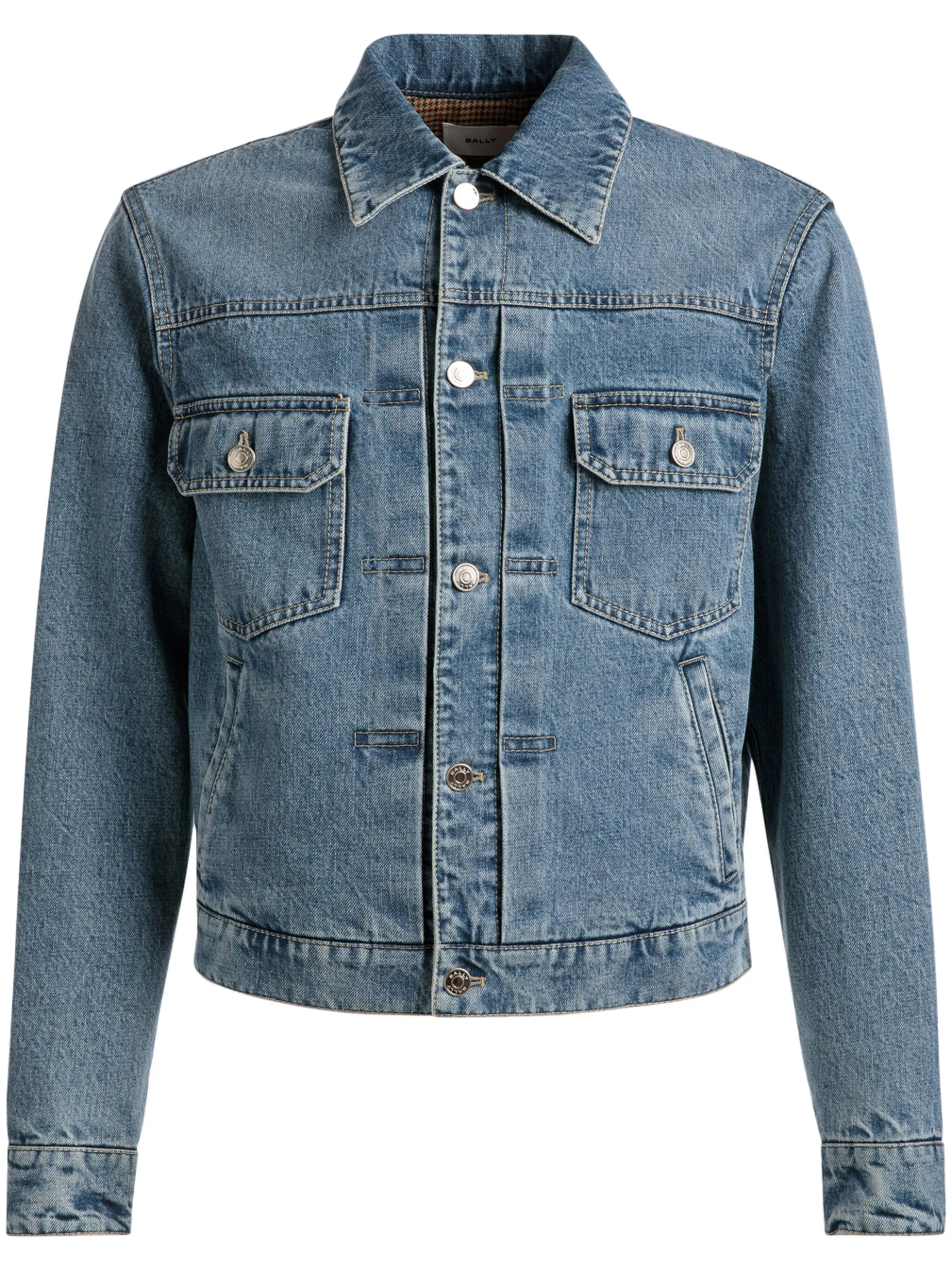 

Джинсовая куртка с карманами Bally, синий