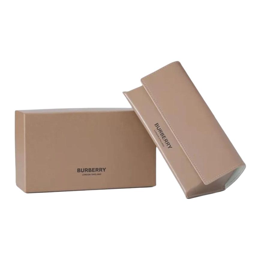 Burberry Солнцезащитные очки Unisex Black с квадратной оправой из сплава — фото 2