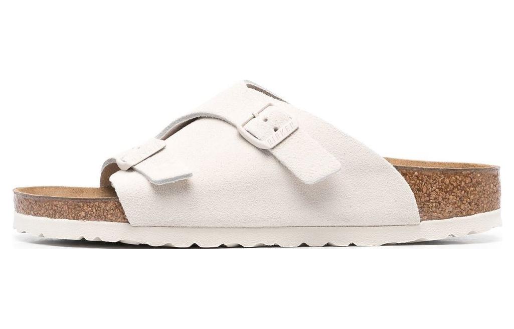 Сандалии женские из замши Zürich с пряжками Birkenstock, Ecru