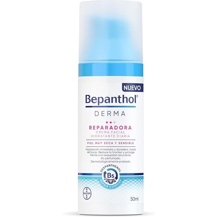 Крем для лица Bepanthol — Derma Repair Увлажняющий на день, для очень сухой и чувствительной кожи, 50 мл — фото 2