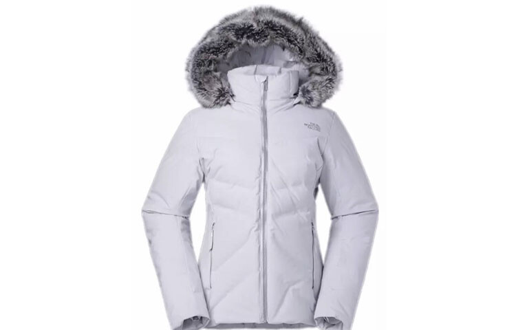 

Пуховик женский серый The North Face