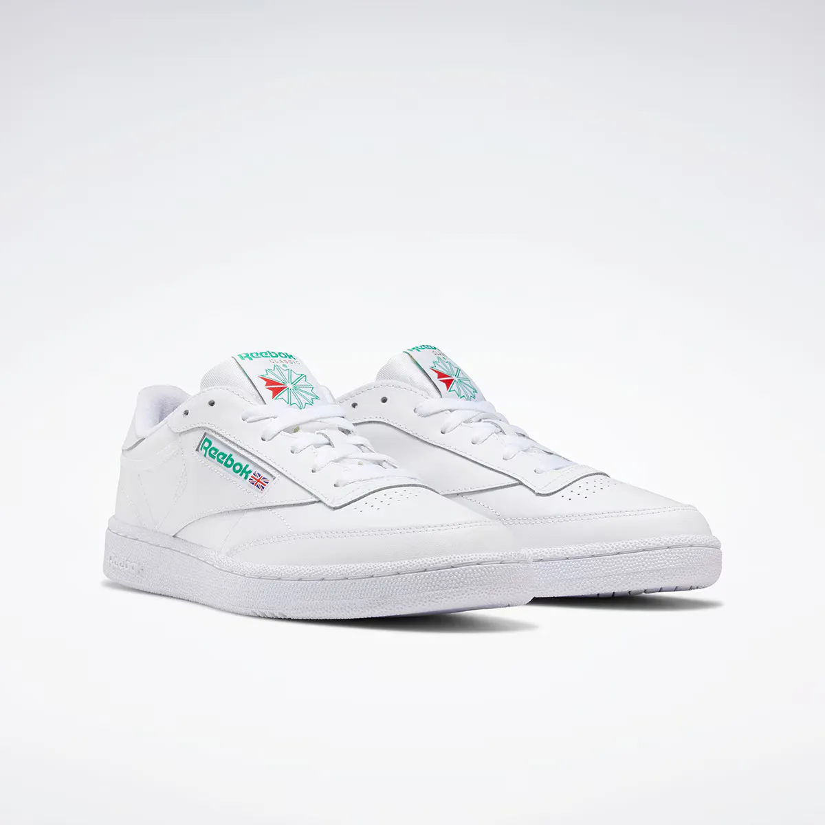Reebok CLUB C 85 мужские повседневные кроссовки, белый — фото 2