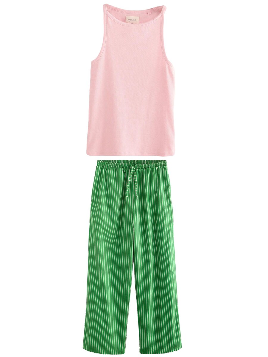 

Пижама Next, цвет Green/Rose
