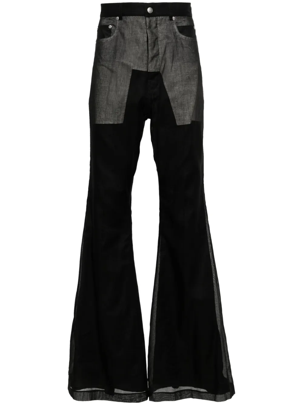 

Брюки bootcut Lido Rick Owens, черный