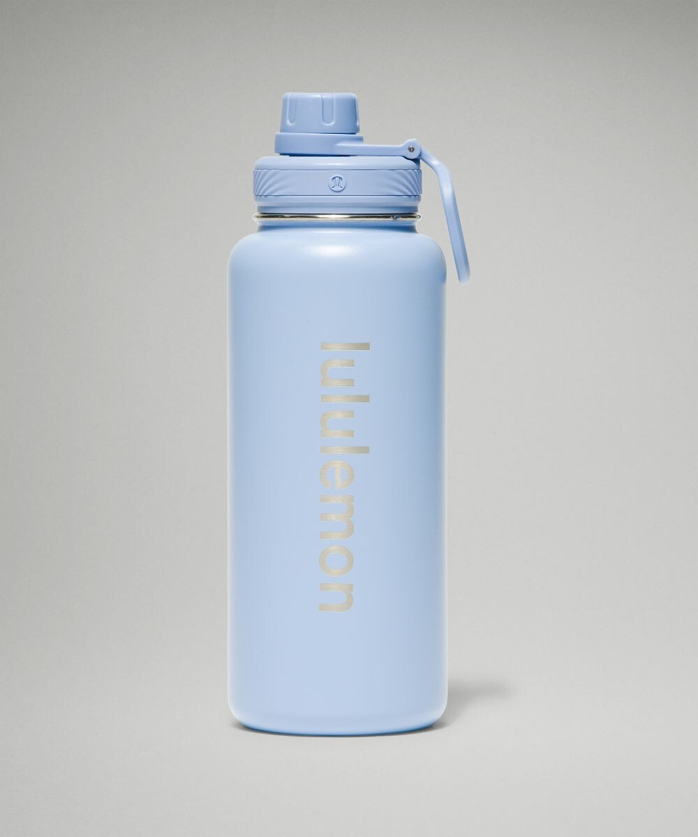 

Спортивная бутылка Back to Life 0,95 л Lululemon, синий