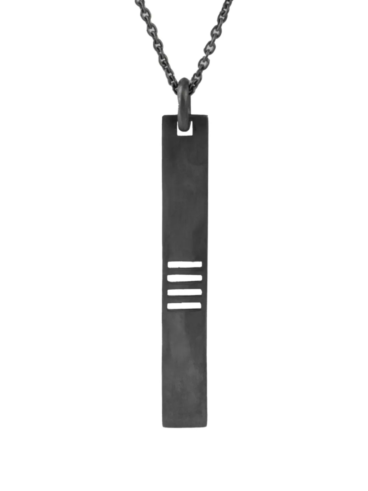 

Ожерелье Parts of Four sterling silver Plate necklace, черный
