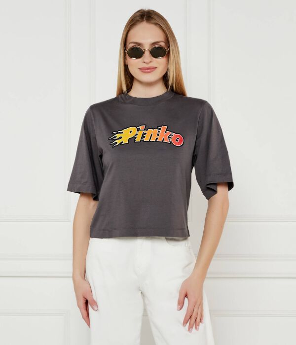 

Футболка Ниамей Relaxed fit Pinko, черный