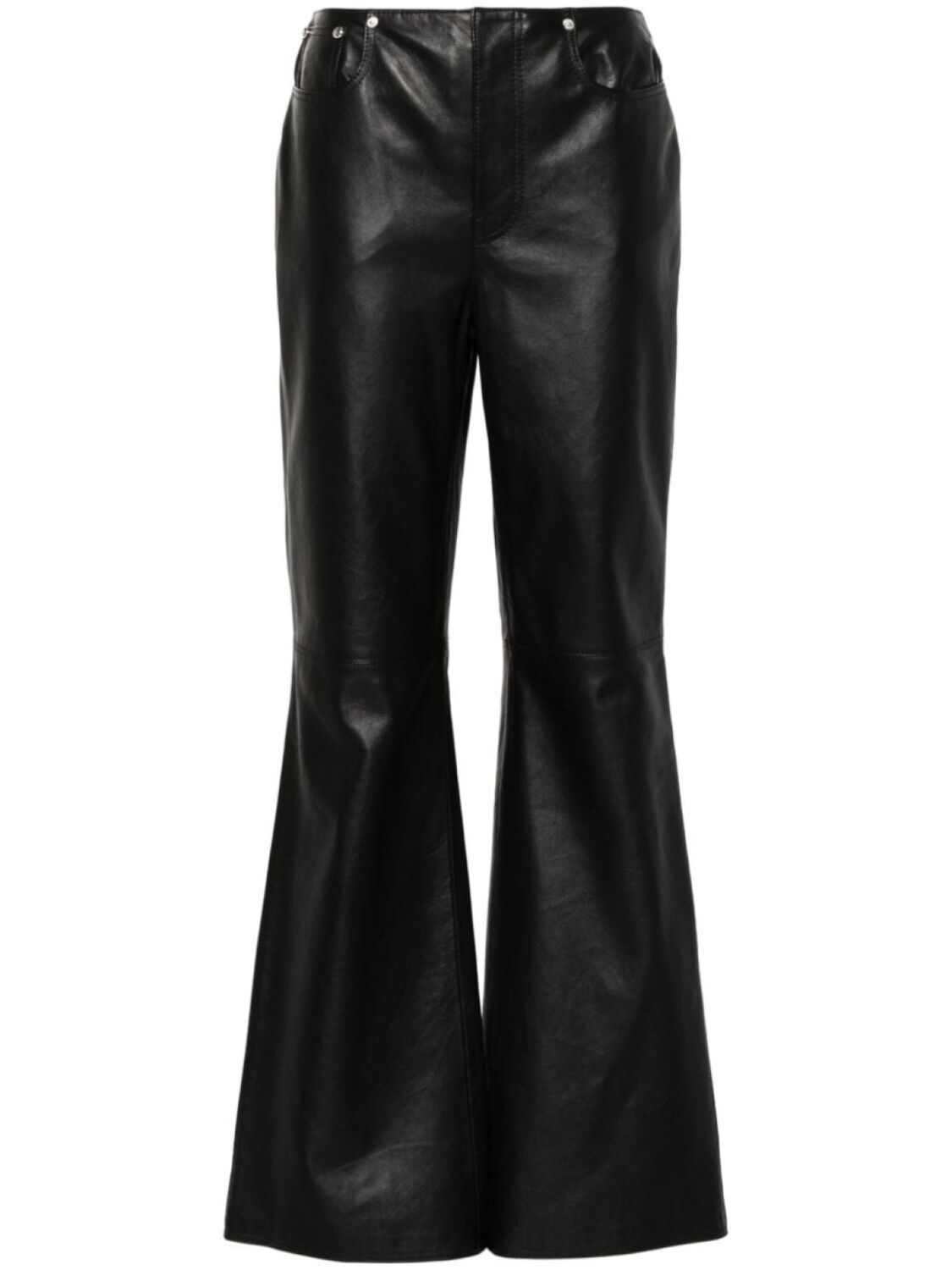 

MOSCHINO JEANS кожаные брюки, черный