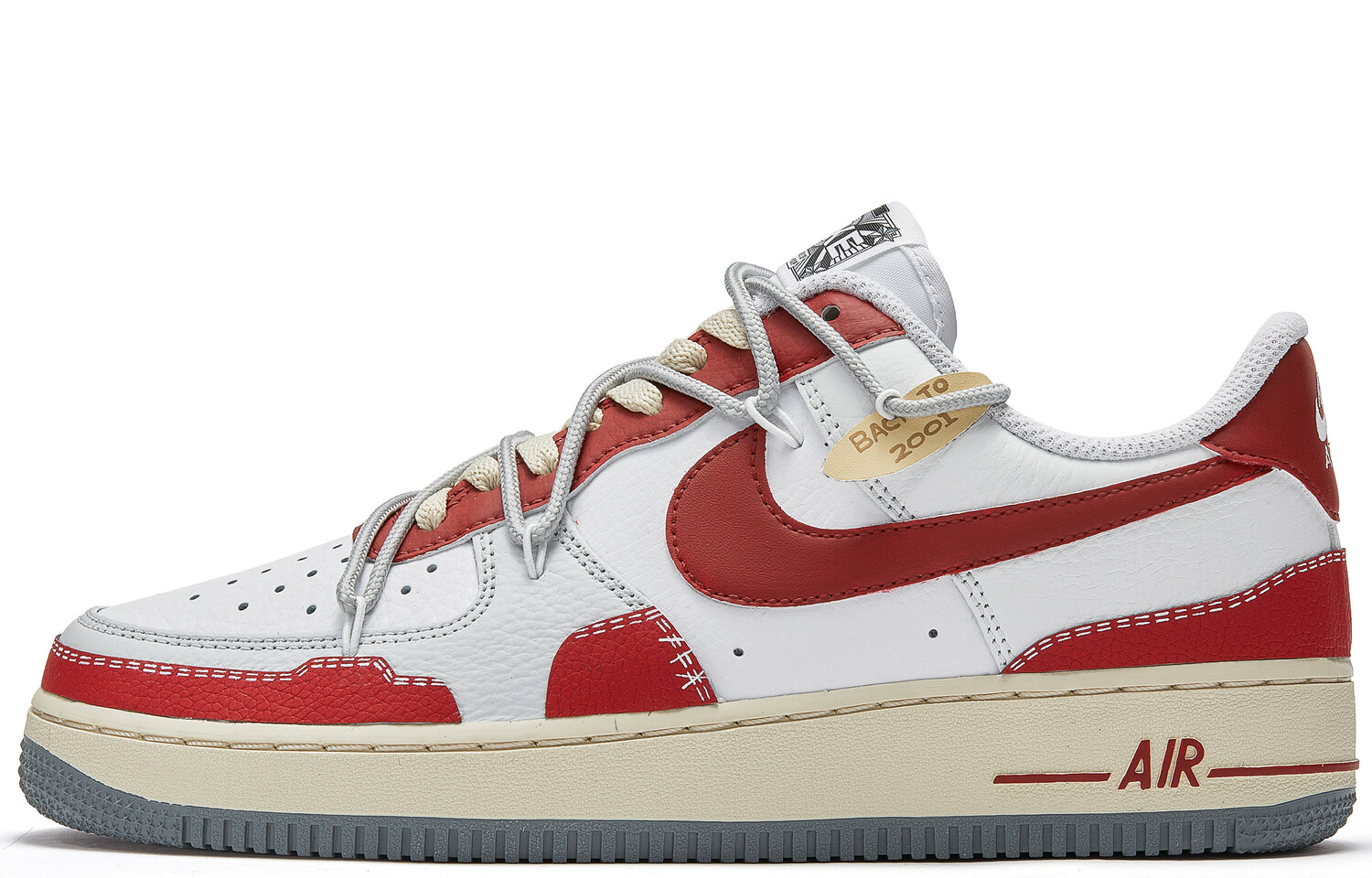 

Кроссовки Nike Air Force 1 Skateboarding Shoes Men Low-top Red/white, красный