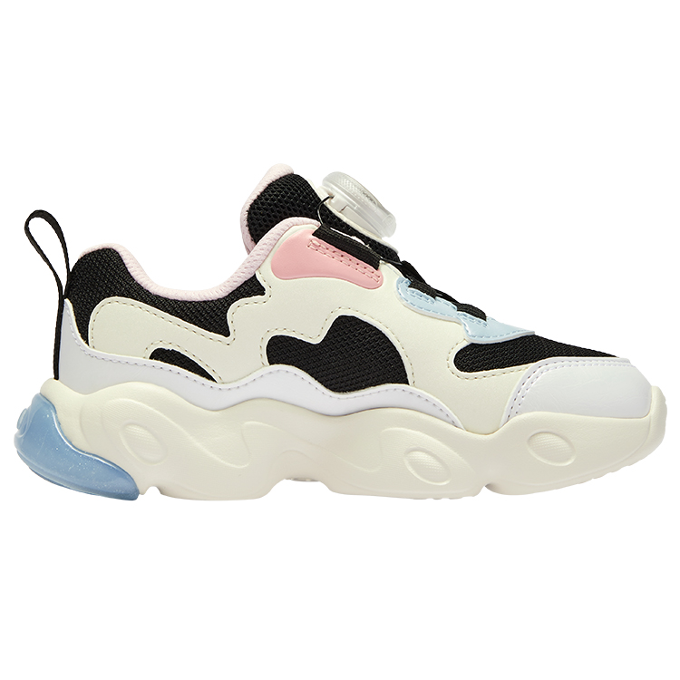 FILA KIDS Детские дышащие нескользящие тренировочные кроссовки black milk white kids — фото 2