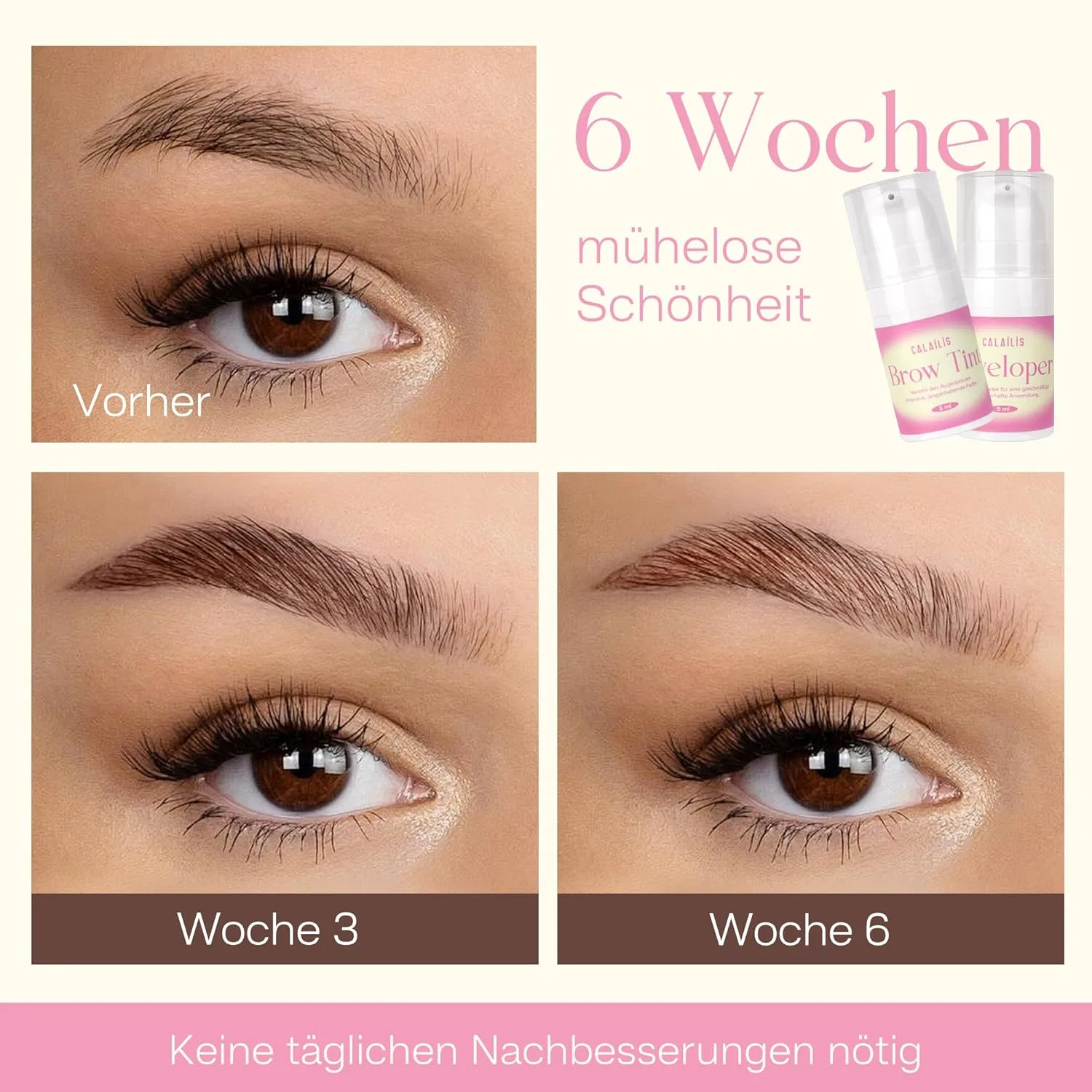Набор для окрашивания бровей «Brow Tint Kit» от CALAILIS, коричневый Calailis — фото 3