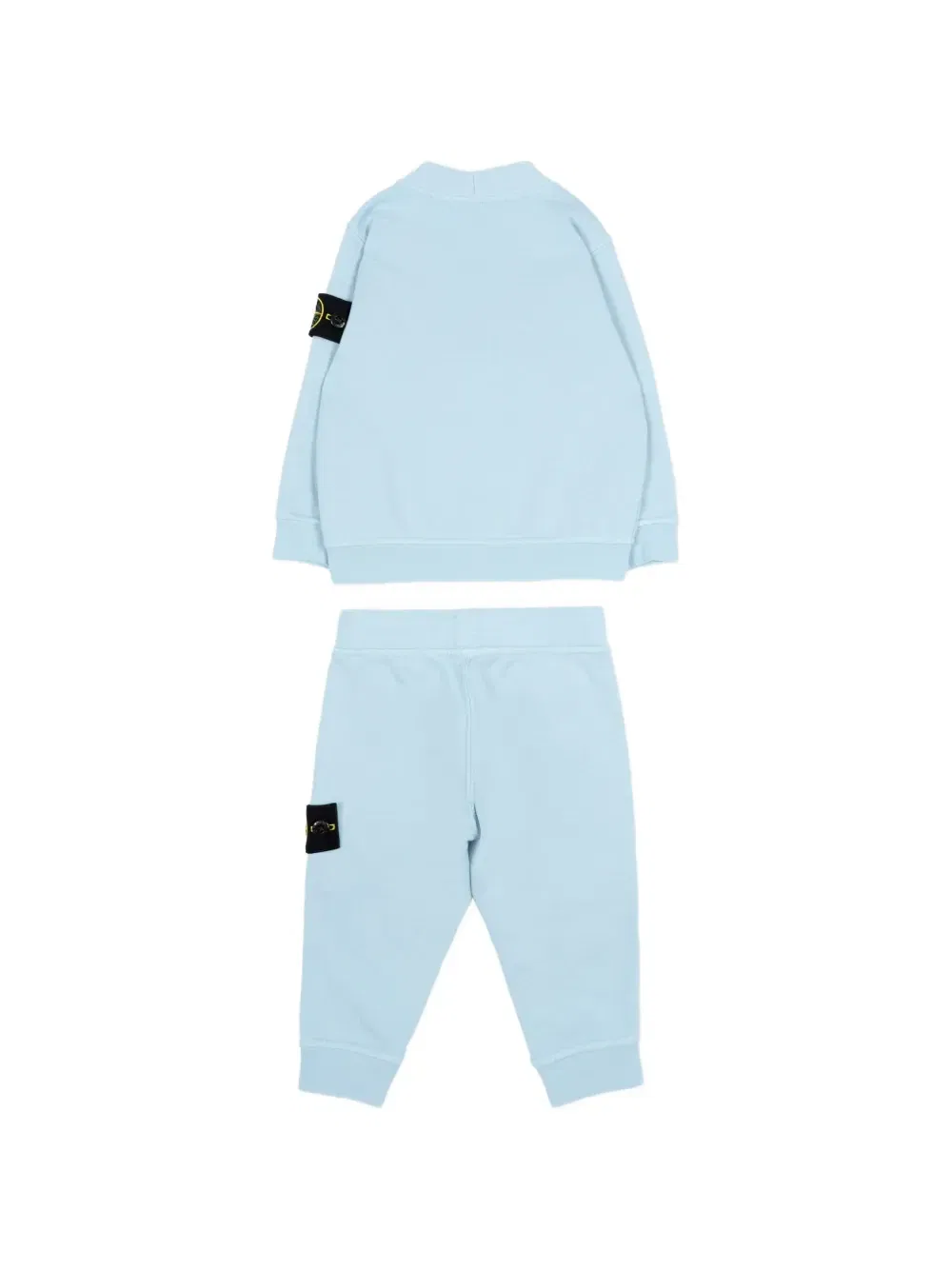 Спортивный костюм с нашивкой Compass (набор из трех предметов) Stone Island Junior, синий — фото 3