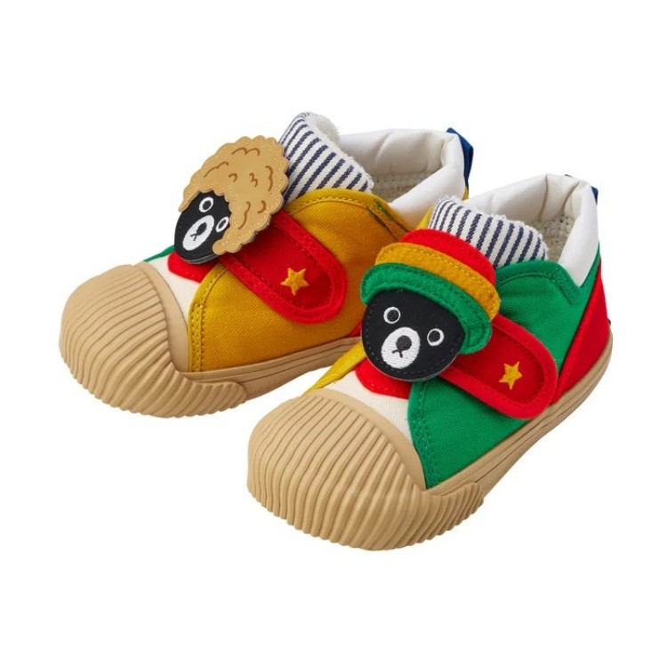 MIKI HOUSE Дышащие детские ботинки Balance зеленый Infant And Toddler — фото 2