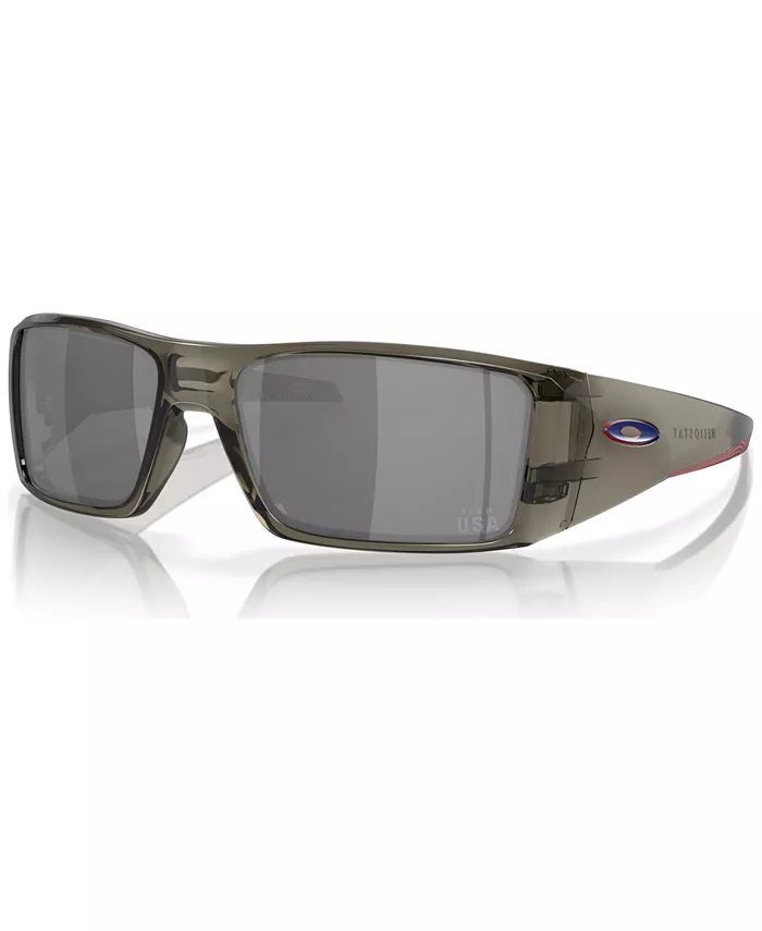 

Мужские солнцезащитные очки Heliostat, зеркальные OO9231 Oakley, серый