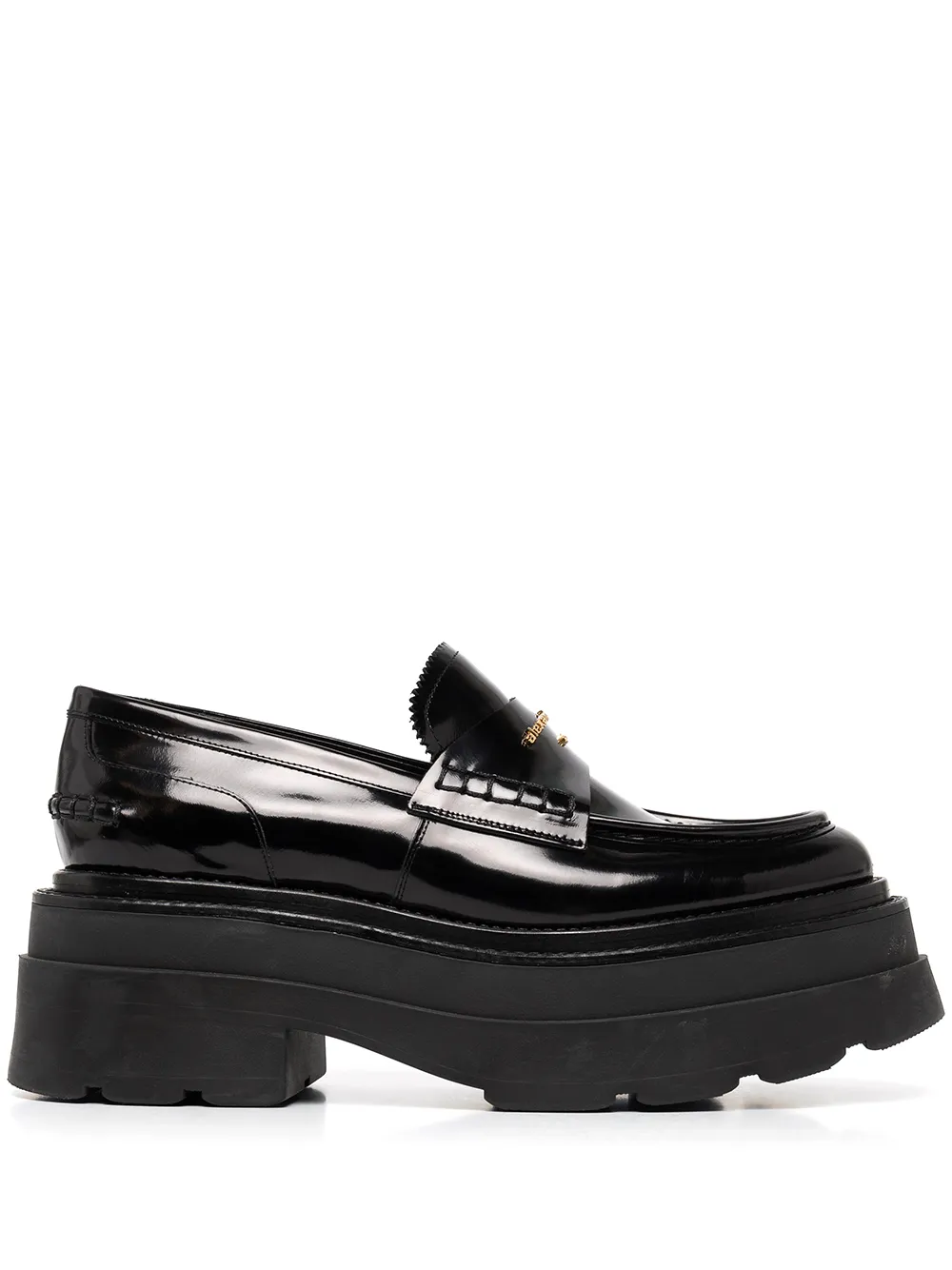 Лоферы на массивной подошве Alexander Wang, черный
