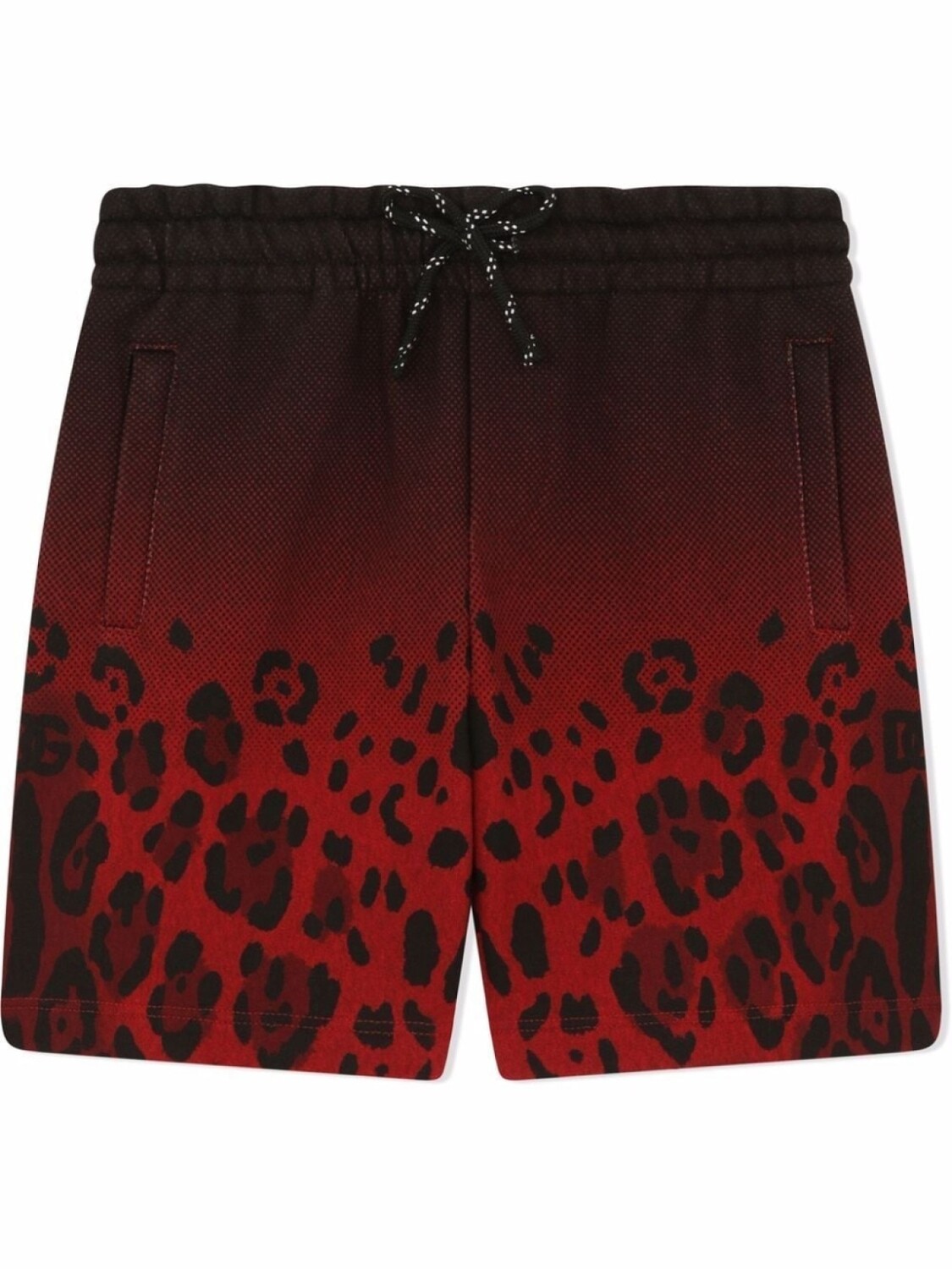 

Dolce & Gabbana Kids шорты с леопардовым принтом, черный
