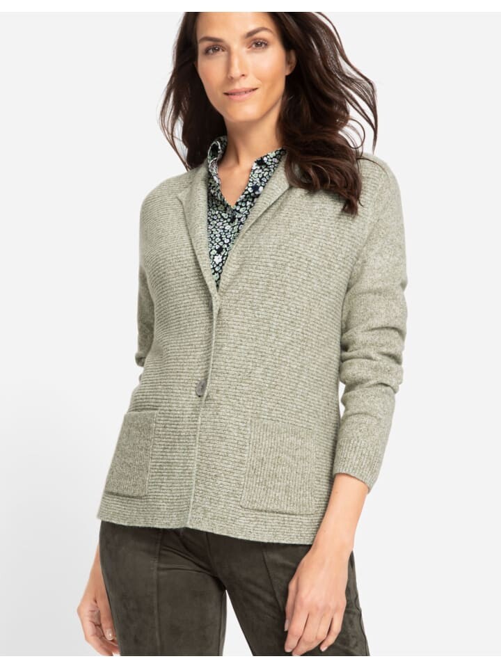 

Кардиган Olsen Strickjacken, цвет tea leaf melange