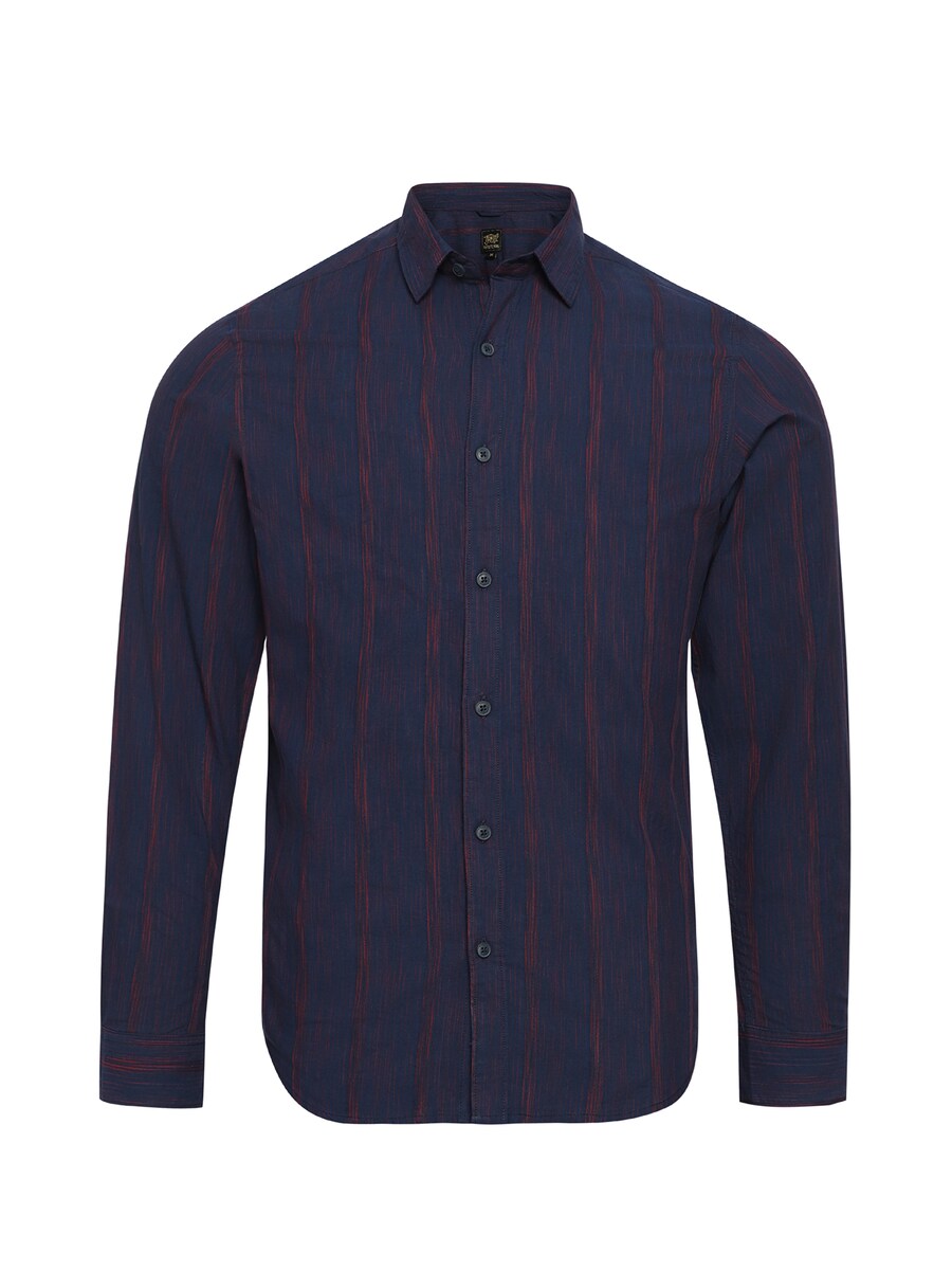 

Рубашка на пуговицах классического кроя Campus Sutra Micah, темно-синий