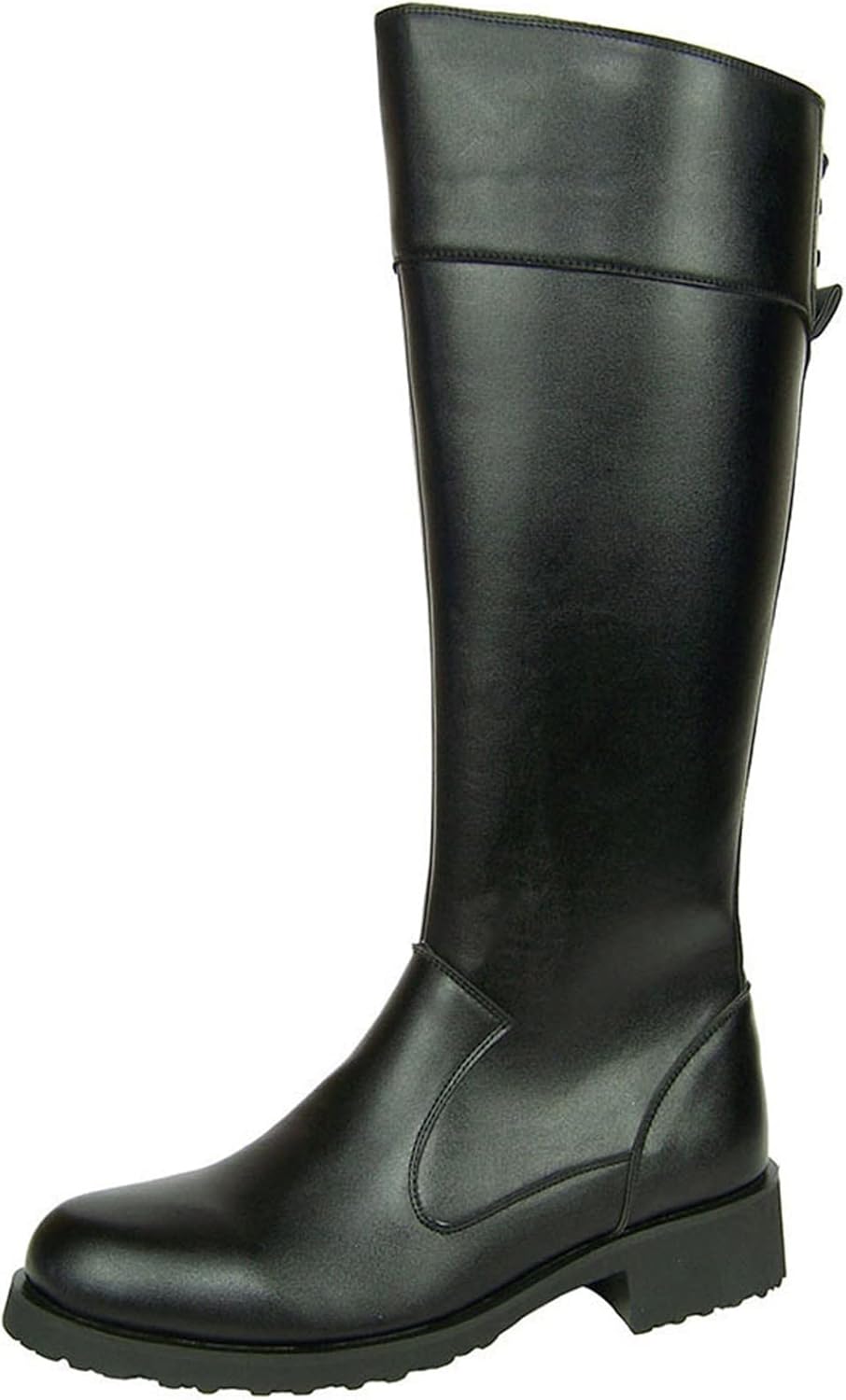 

Мужские сапоги для верховой езды Guards of Honor с молнией, сетчатой подкладкой, прочные, для активного отдыха, модные, рыцарские, из ПУ (Цвет: черный, Размер: UK3) Hongrenamz