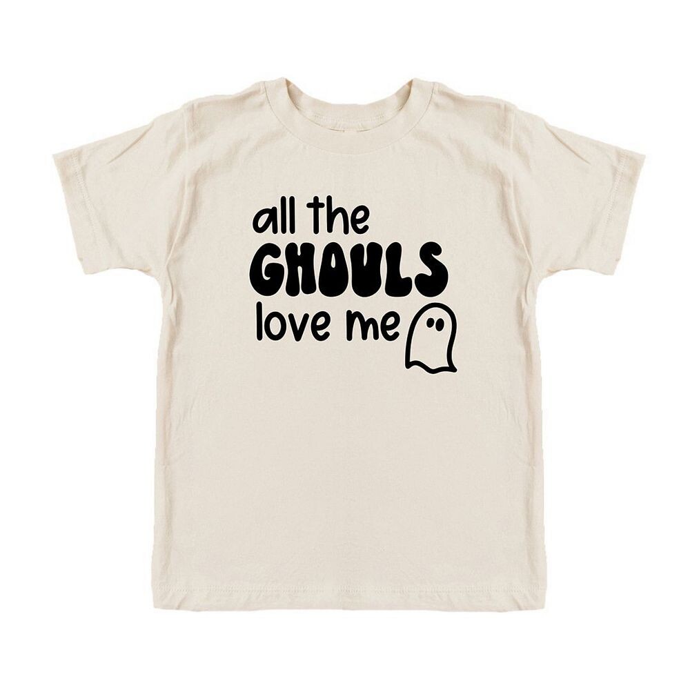 

Молодежная футболка с короткими рукавами и рисунком All The Ghouls Ghost The Juniper Shop, цвет Cream