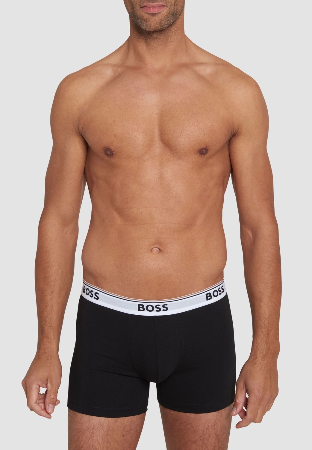 Брюки, однотонные, мужские, 3 шт, пояс с логотипом BOSS, цвет 994 Open Miscella — фото 2